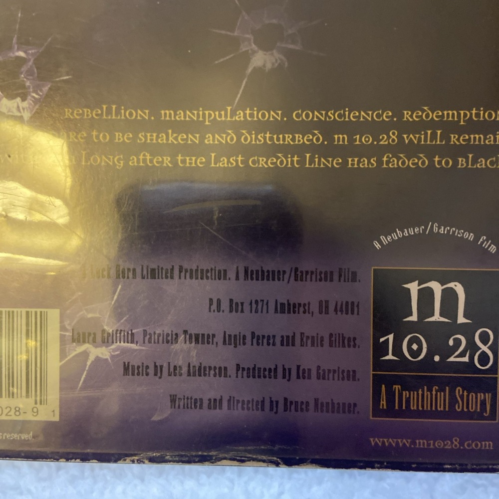 m 10.28 A Truthful Story Dvd 1999 1028 M1028 Bruce Neubauer Laura Griffith Movie - Picture 9 of 14